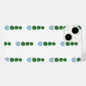 Blaue Vase Topipe Case-Mate iPhone Hülle (Rückseite (Horizontal))