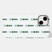 Blaue Vase Topipe Case-Mate iPhone Hülle (Rückseite (Horizontal))