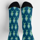 Blaue Väter Socken (Oben)