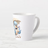 Blaue Vater-Vogel-Latte-Tasse  Milchtasse (Rechte Ecke)