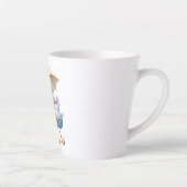  Blaue Vater-Vogel-Latte-Tasse  Milchtasse (Rechts)