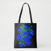 Blaue Veilchen #1 Tasche (Vorderseite)