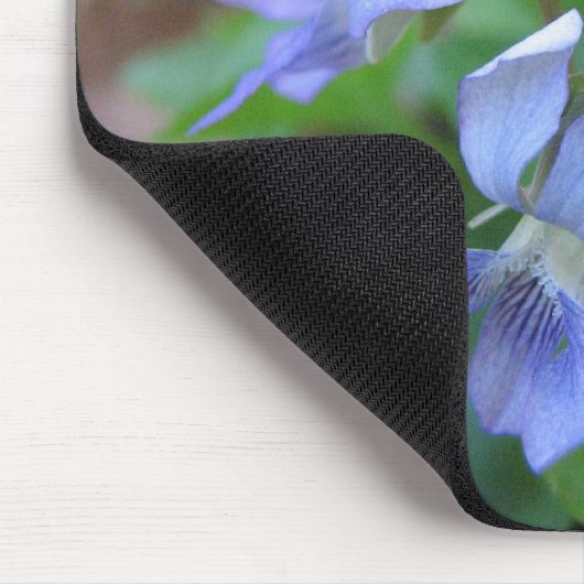 Blaue Veilchen Mousepad (Ecke)