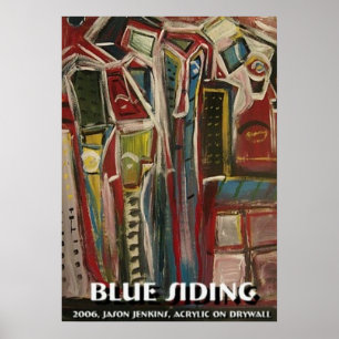 Blaue Verkleidung Poster