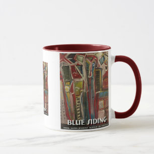 blaue Verkleidung Tasse