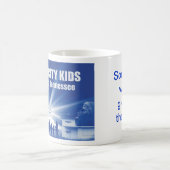 Blaue verwandelnde Tasse (Mittel)