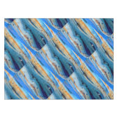 blaue, verwitterte Junior-Platinen Tischdecke (Vorderseite (Horizontal))