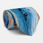 blaue verwitterte Stallplatten Krawatte (Gerollt)