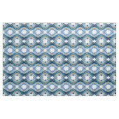 Blaue verwitterte Weißdiamanten Stoff (Yard (91,4 cm))