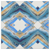 Blaue verwitterte Weißdiamanten Stoff (Muster)