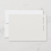 Blaue Verzierte Wasserfarbenblütenhochzeit RSVP Karte (Rückseite)