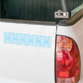 Blaue viktorianische Schädel Autoaufkleber (Auf Lkw)