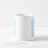 Blaue viktorianische Schädel Kaffeetasse (Mittel)