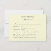 Blaue, Viktorianische Zierspeisen UAWG RSVP Karte (Vorderseite)