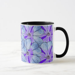 Blaue Vincas-Tasse Tasse