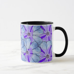 Blaue Vincas-Tasse Tasse