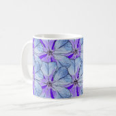 Blaue Vincas-Tasse Tasse (Vorderseite Links)