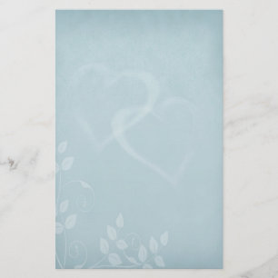 Blaue Vintage Briefpapier