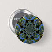 Blaue Vintage Button (Vorne & Hinten)