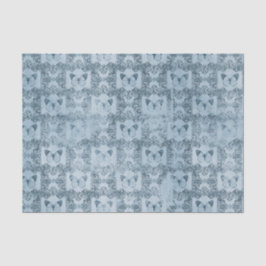 Blaue Vintage Schmetterlinge Seidenpapier