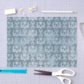 Blaue Vintage Schmetterlinge Seidenpapier (Handwerk)