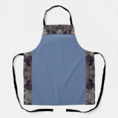 Blaue Vintage Schürze (Vorderseite)