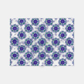 Blaue violette beständige Fleece-Decke Fleecedecke (Vorderseite (Horizontal))