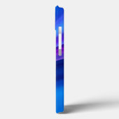Blaue Violette Gradienten-Welle iPhone-Hülle Case-Mate iPhone Hülle (Rückseite / Links)