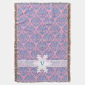 Blaue Violette Mattierte Orchidee Damaskus mit Sch Decke (Vorderseite Vertikal)