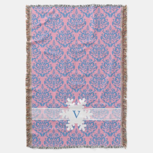 Blaue Violette Mattierte Orchidee Damaskus mit Sch Decke (Vorderseite Vertikal)