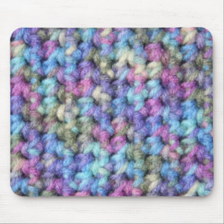 Blaue violette multi Farbhäkelarbeit Mousepad