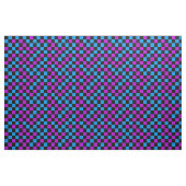 Blaue violette und schwarze karierte Muster Stoff (Yard (91,4 cm))