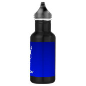 Blaue Violine Edelstahlflasche (Rechts)