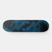 Blaue Virusmuster-Skateboard Skateboard (Horizontal)