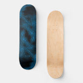 Blaue Virusmuster-Skateboard Skateboard (Vorderseite)