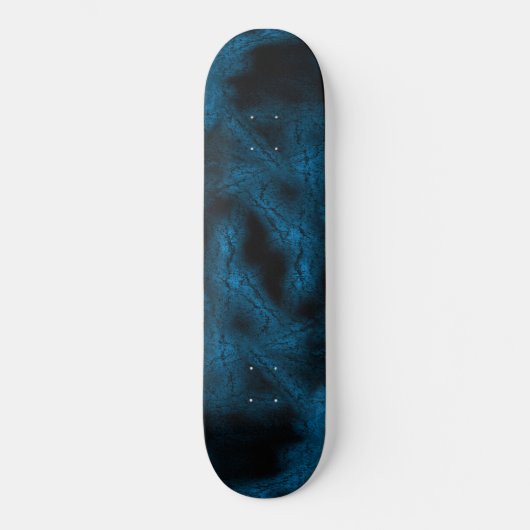 Blaue Virusmuster-Skateboard Skateboard (Vorderseite)