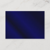 Blaue Visitenkarte (Rückseite)