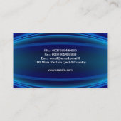 blaue Visitenkarte (Rückseite)