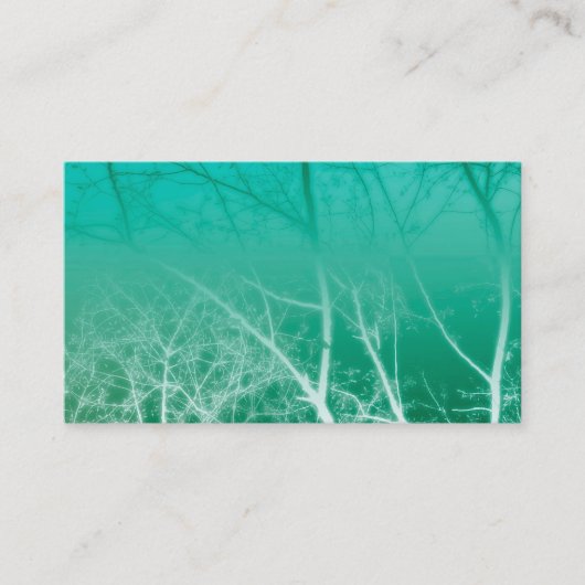 Blaue Visitenkartenvorlage Original Art Visitenkarte (Vorderseite)