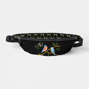 Blaue Vögel Bauchtasche