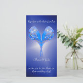 Blaue Vögel bei der nächtlich blauen Hochzeit (Stehend Vorderseite)