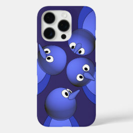 Blaue Vögel iPhone 16 Pro Hülle