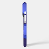 Blaue Vögel Case-Mate iPhone Hülle (Rückseite / Links)