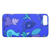 Blaue Vögel Case-Mate iPhone Hülle (Rückseite (Horizontal))