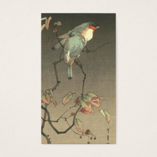 Blaue Vögel in der Nacht von Seitei Watanabe 1851-