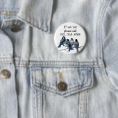 Blaue Vögel, Kontakt mit Kindern Button (Beispiel)