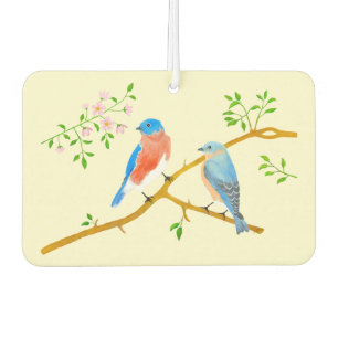 Blaue Vögel Luftverbesserer Autolufterfrischer