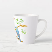 Blaue Vögel Milchtasse (Rechts)