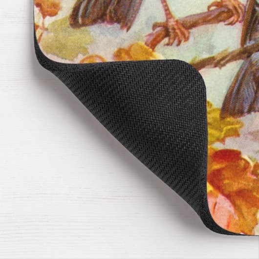 Blaue Vögel Mousepad (Ecke)