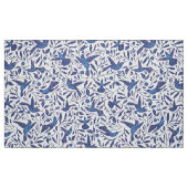 Blaue Vogel-nahtloses Muster Delfts Stoff (Fat Quarter (45,7 x 55,9 cm))